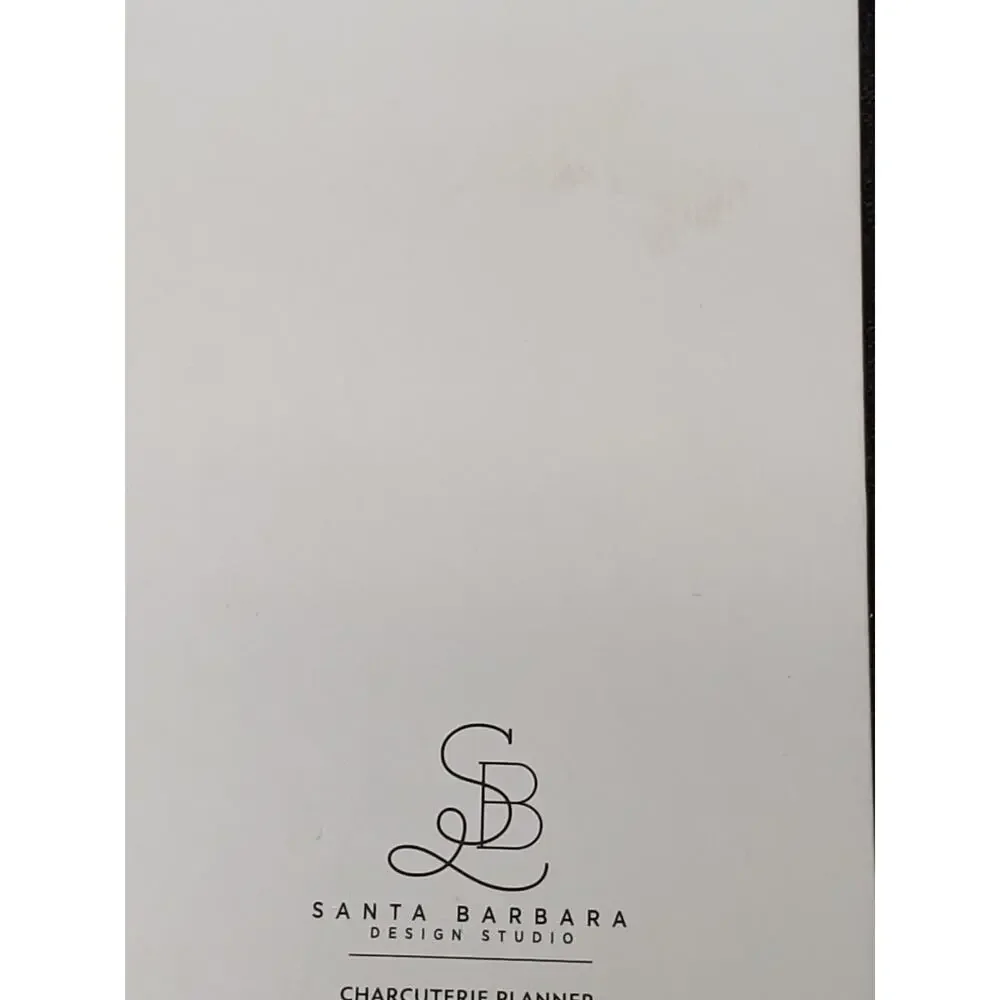 Santa Barbara Charcuterie Planner Notepad | Meat Cheese Crackers Buy Check List